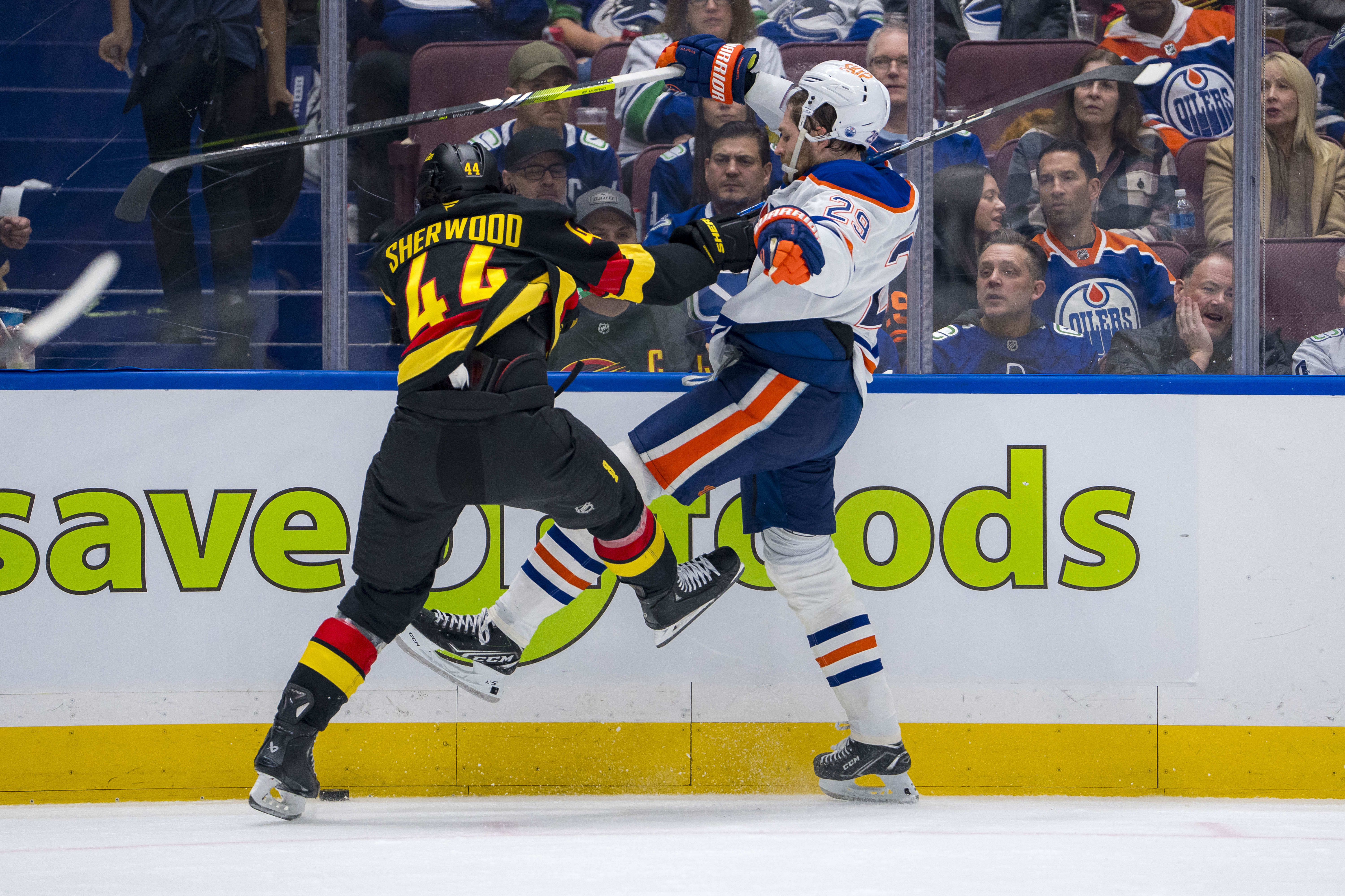 Photo by Bob Frid-Imagn Images - Vancouver Canucks Face 7–3 Defeat In A Hard-Hitting Affair Against The Edmonton Oilers