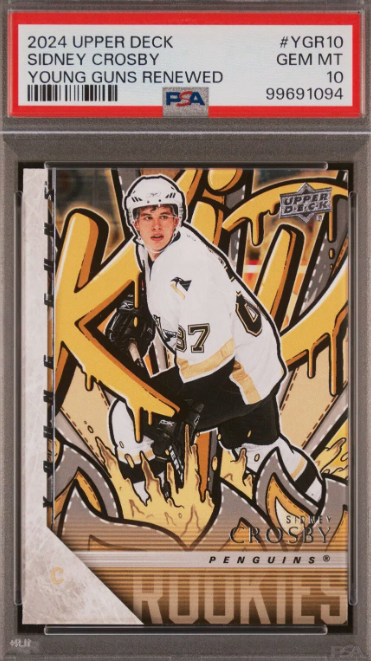 Top-10 PSA Most Graded Hockey Players of 2024, Part Two: Where did Crosby and Lemieux land?