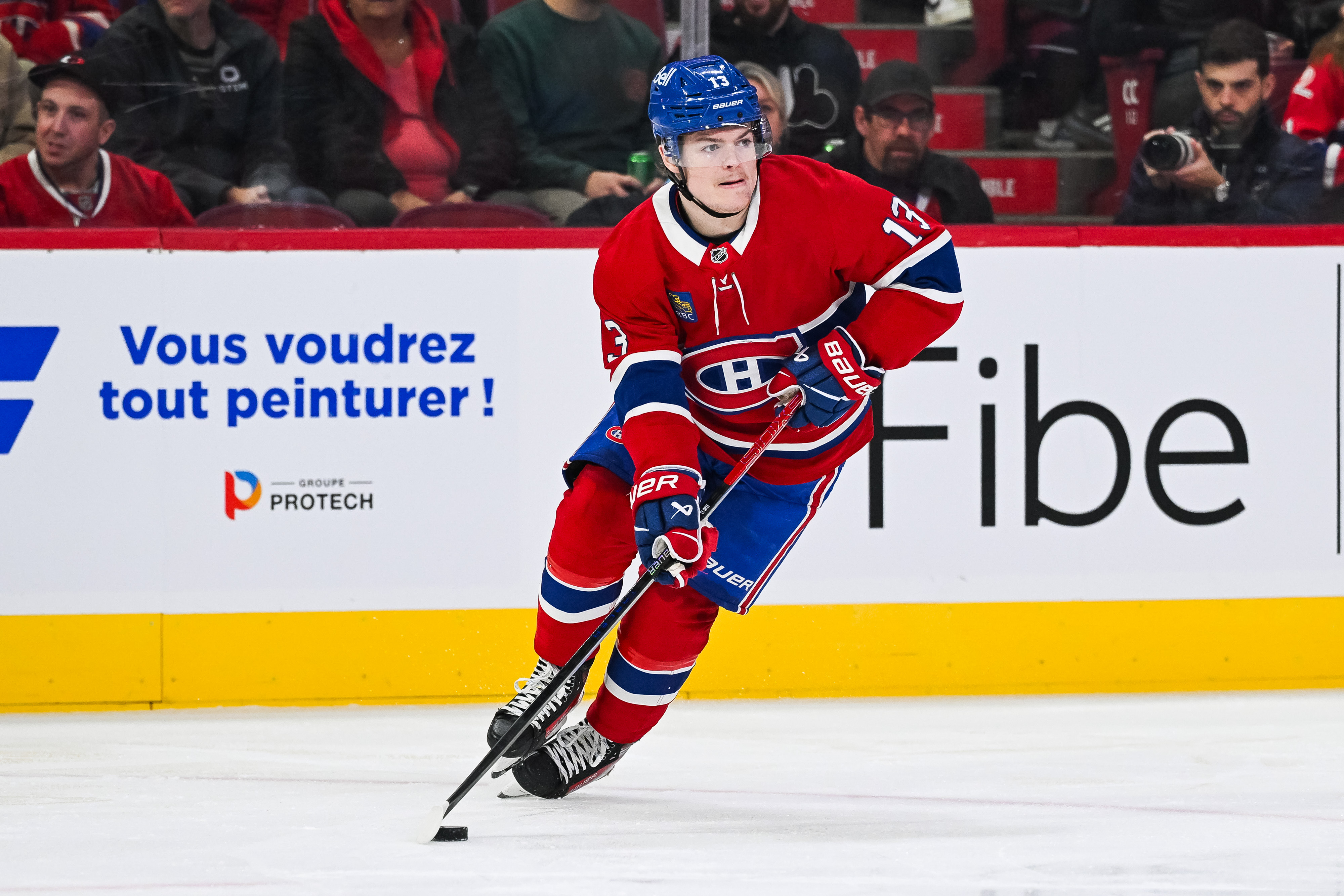 Incredible Moment as Montreal's Cole Caufield Scores 13th Goal in Columbus