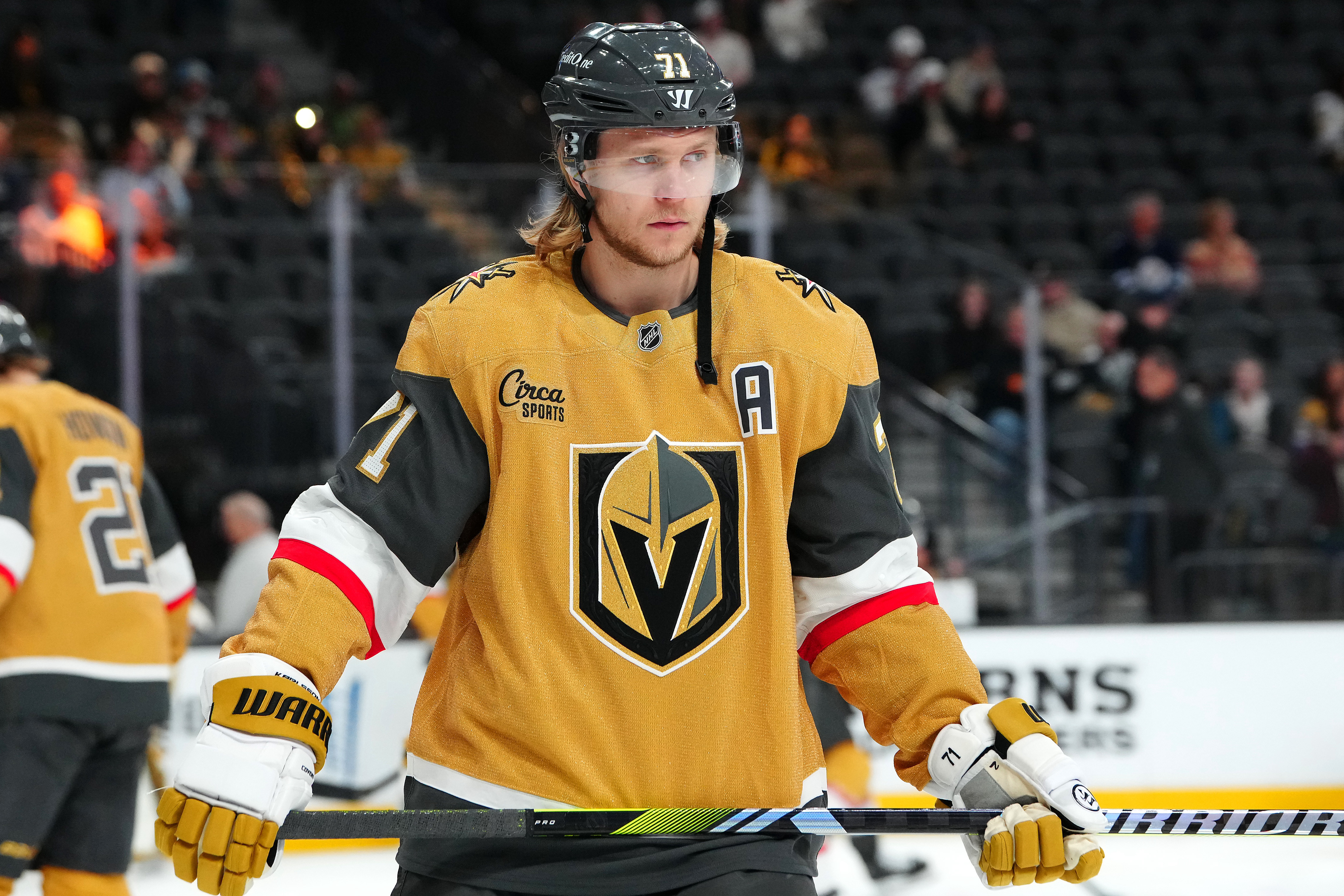 Stephen R. Sylvanie-Imagn Images - Original Misfit Of Vegas Golden Knights Skates In 700th Game Of His Career