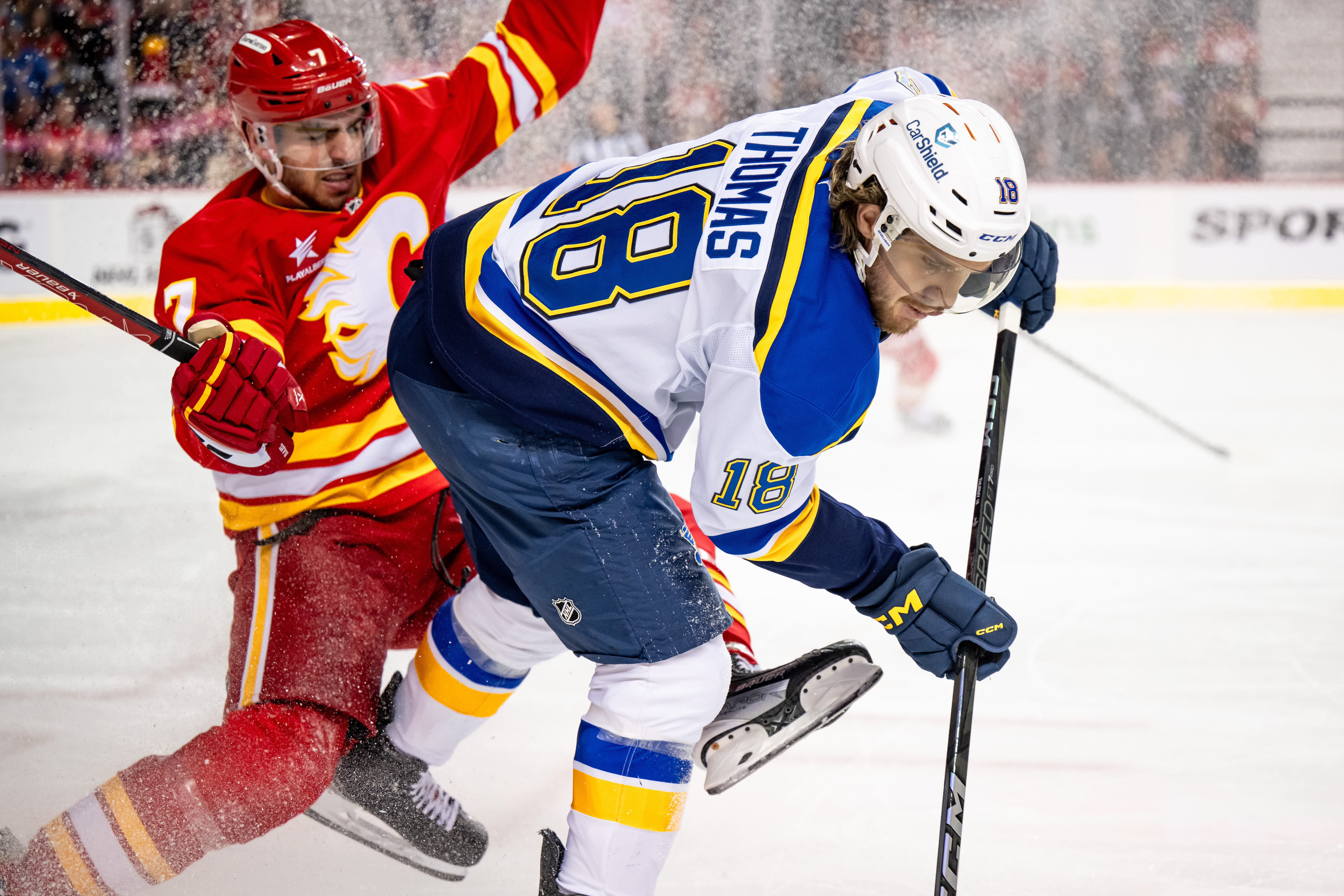 Brett Holmes-Imagn Images - St. Louis Blues Player Of The Game vs. Calgary Flames: Robert Thomas