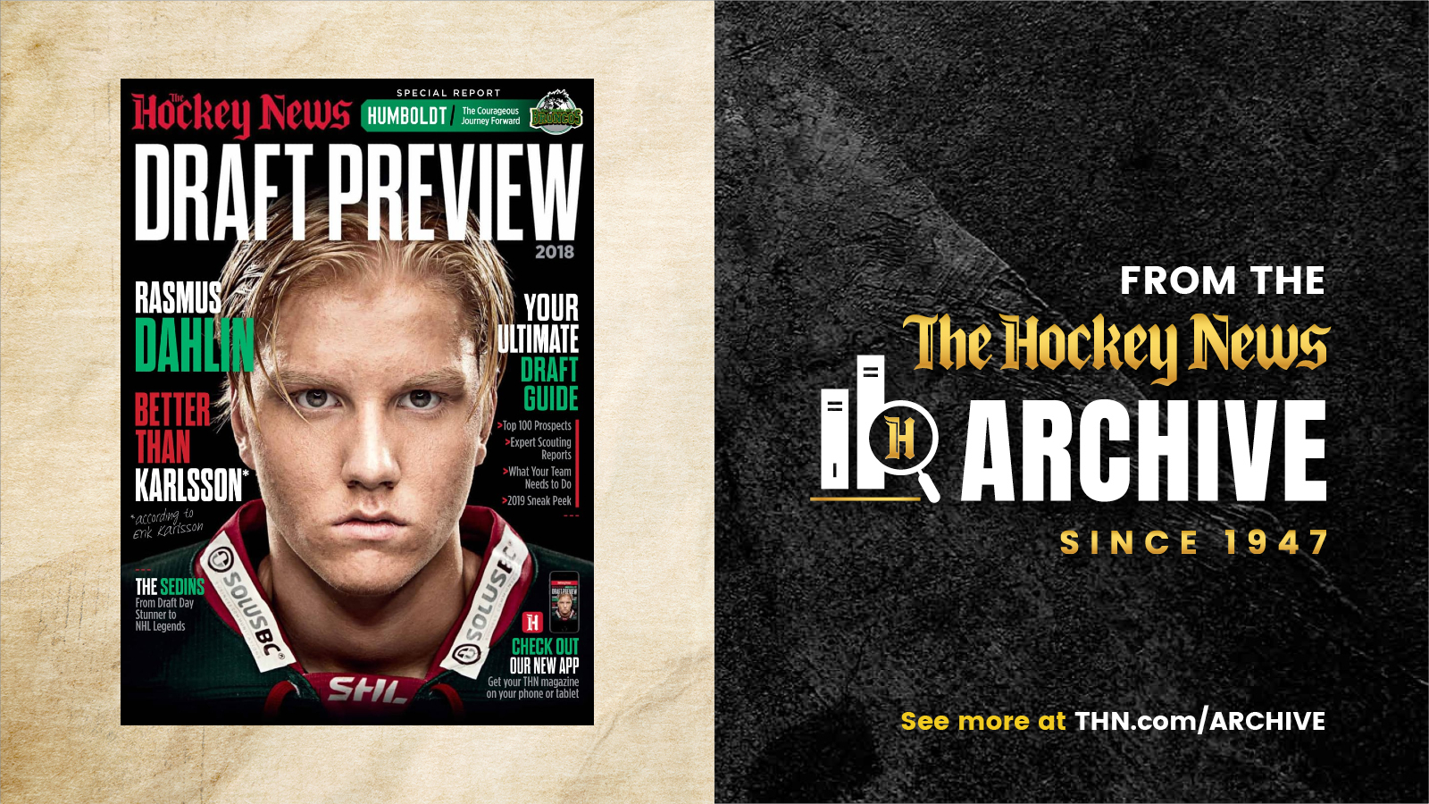 In 2018, Soon-To-Be Sabres Defenseman Rasmus Dahlin Was Described As ''Like Peter Forsberg"