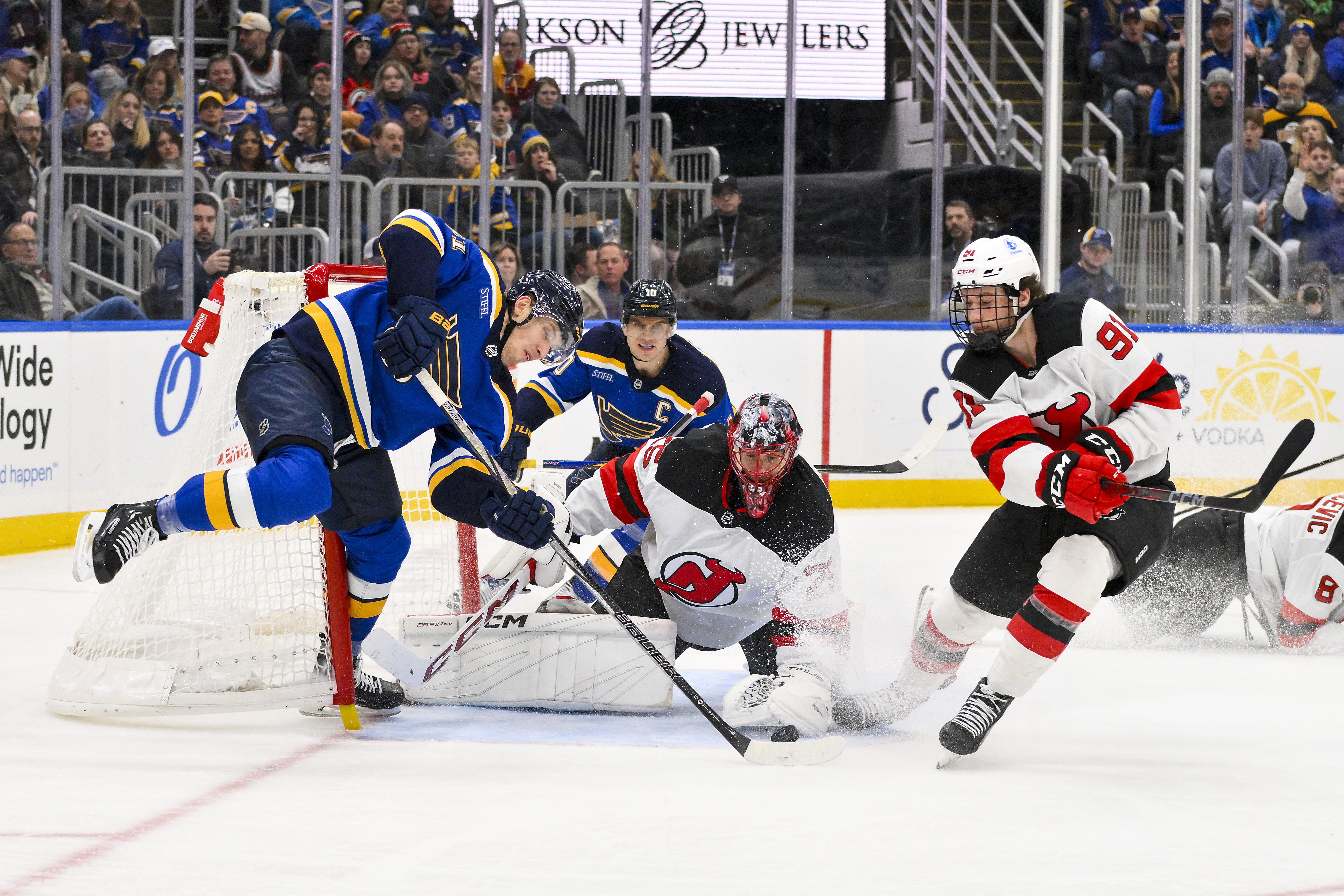 Jeff Curry-Imagn Images - Three Takeaways From Blues' 4-1 Loss Against Devils