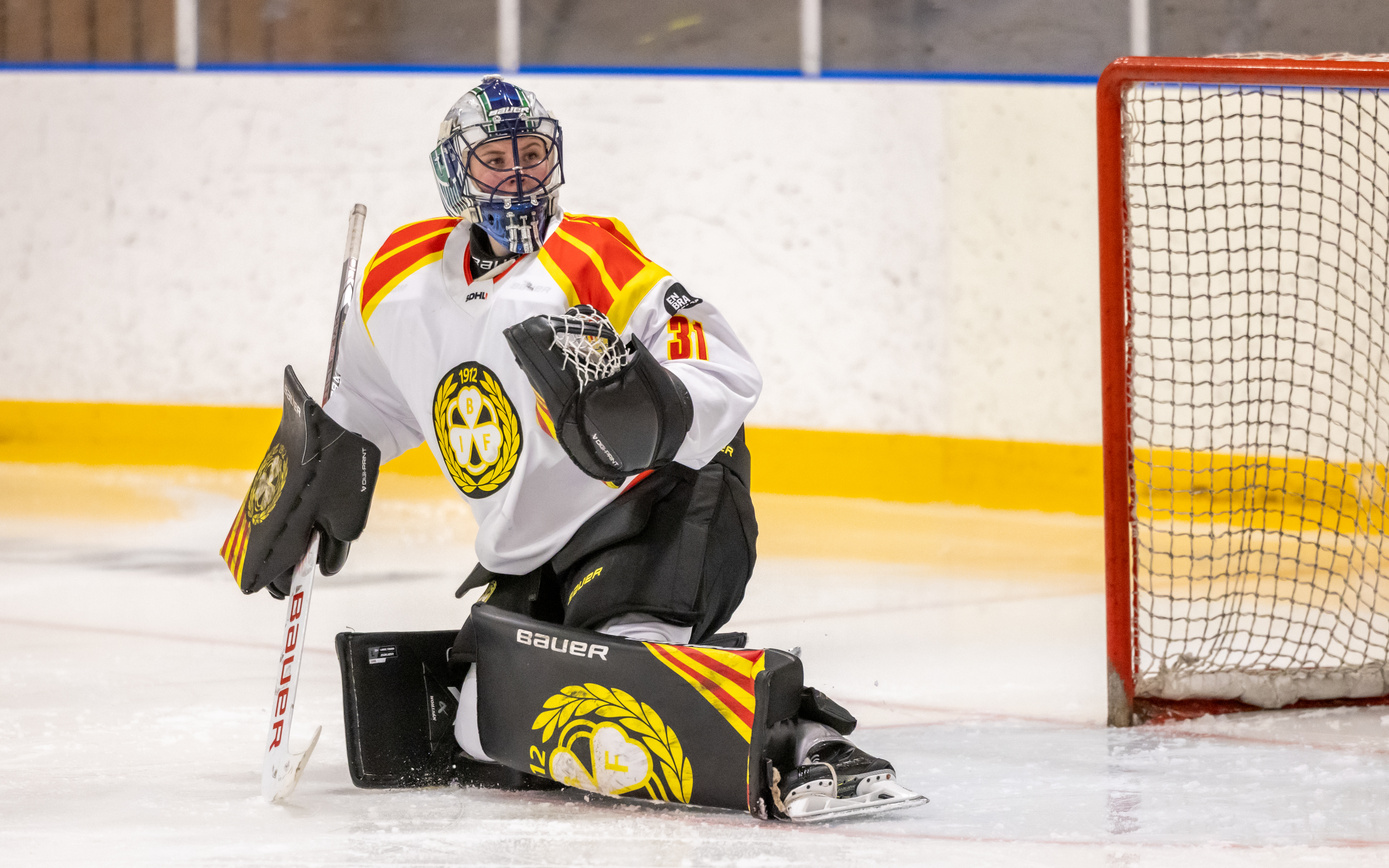 Photo @ Patric Gill / Cirtap.se - Nystrøm Says No: Brynäs Keeper Makes 49 Saves to Halt SDE Win Streak at Seven