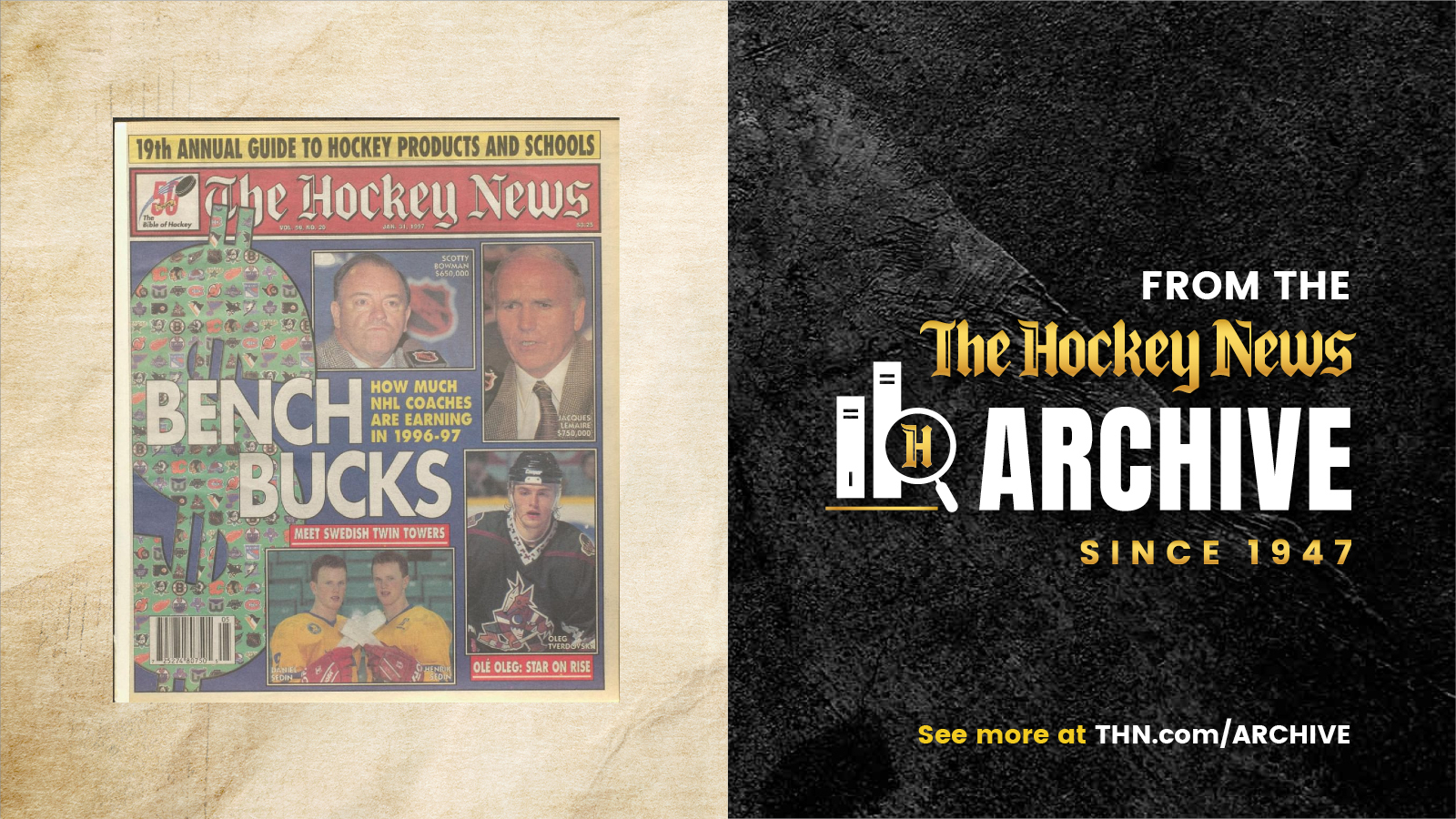 In 1997, THN Unveiled An Exclusive Ranking And Breakdown Of Each NHL Coach's Salary