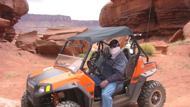 My new toy dominated the red cliffs of Southern Utah.