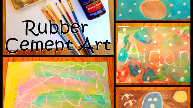 rubber-cement-art-ideas-for-kids