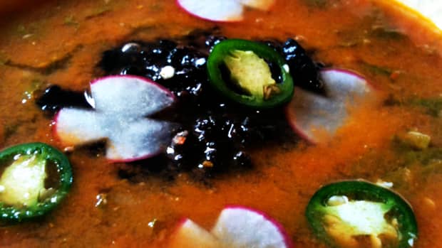 lime-soup-with-radish-greens-and-black-rice