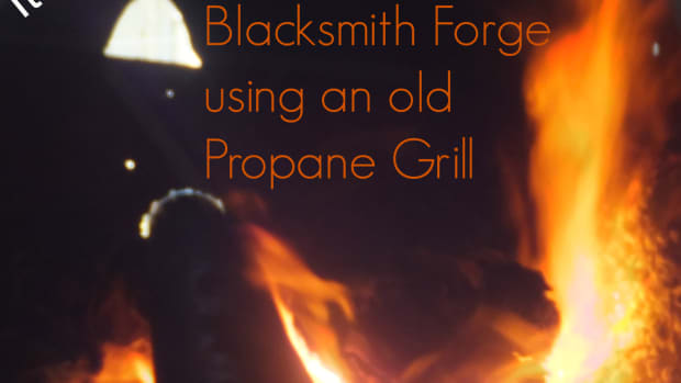 Build a Blacksmith Forge Using an old propane Grill