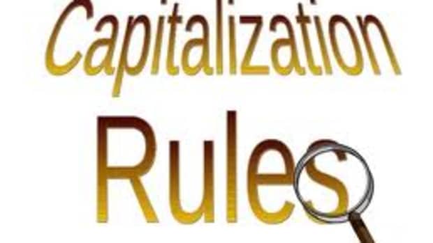 Rules For Capitalization In A Title - Owlcation