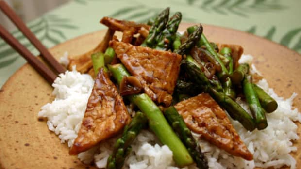 asparagus tofu stir-fry