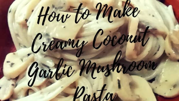 how-to-make-creamy-coconut-garlic-mushroom-pasta