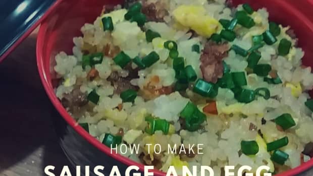 how-to-make-sausage-and-egg-breakfast-rice-bowl