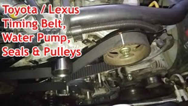 toyota-avalon-v6-1mz-fe-timing-belt-water-pump-seals-replacement-with-video
