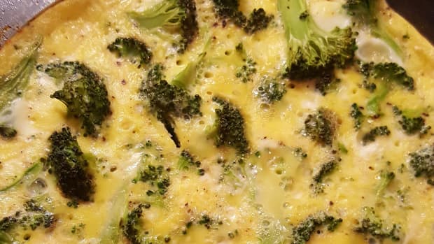 broccoli-mushroom-crustless-quiche