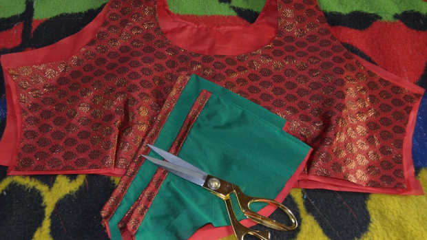 churidar hand cutting