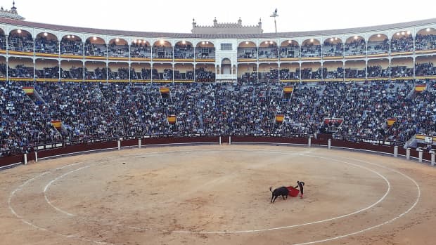 a-bullfight-in-spain