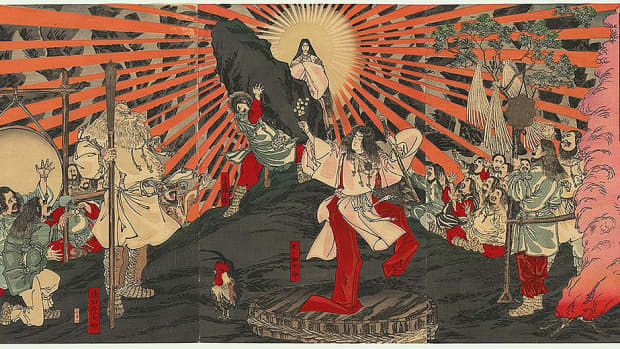 the-japanese-myth-of-how-the-sun-goddess-amatarasu-withdrew-from-the-earth-and-hid-in-a-cave