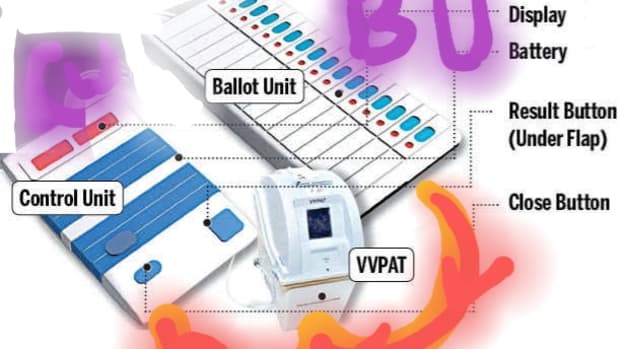 three-electronic-machines-in-an-election-in-india