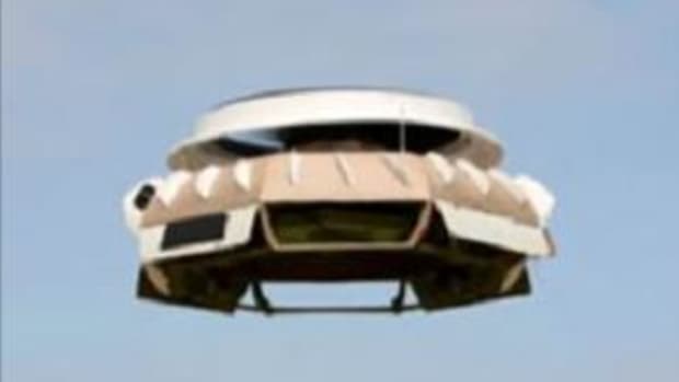 In 2009, the British police used this remote control surveillance flying saucer.