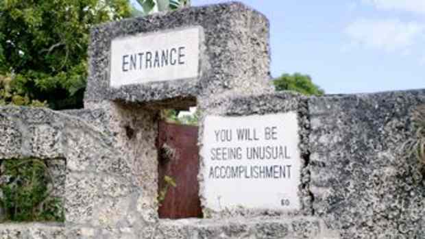 coral castle entrance