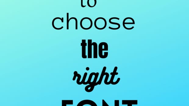 选择 - 正确的字体