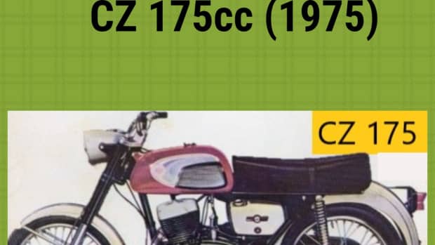 jawa - cz - 175 cc -第一摩托车-在- 1975