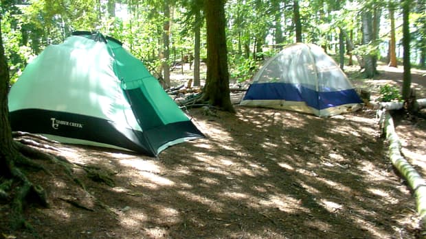 Tents (photo by Dolores Monet)
