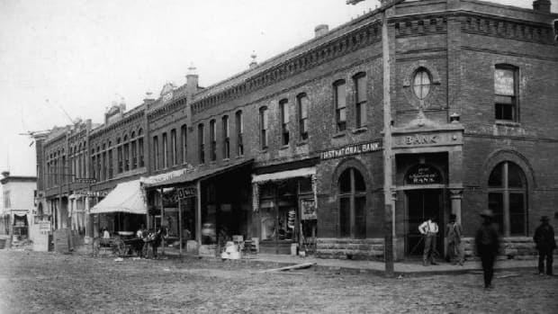 Okmulgee Street Scene - Early 1900's.