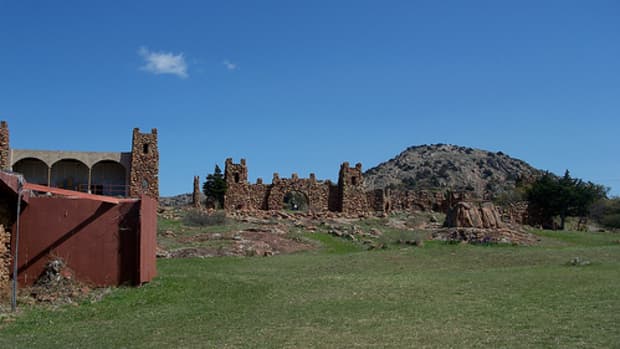Oklahoma's Holy City: An overall view of the Holy City of the Wichitas.