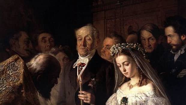 "The Arranged Marriage", 1862 painting by Vasili Pukirev