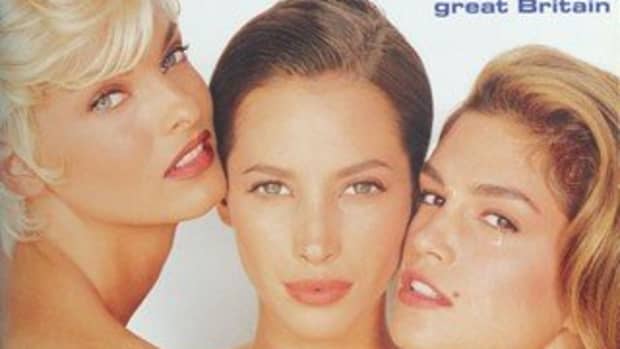 Linda, Christy, and Cindy grace a 1991 cover of "Vogue"