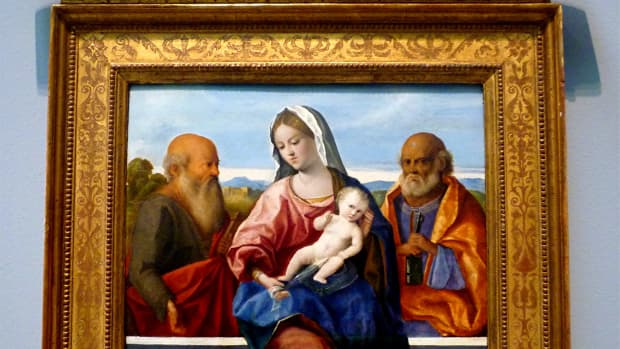 The Madonna and Child with Saints Peter and Paul by Pietro degli Ingannati * Photo by Peggy W