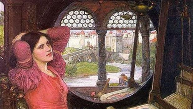 'I am half sick of shadows' said the Lady of Shalott, by John william Waterhouse, 1915. Property of the Art Gallery of Ontario. Image courtesy of Wiki Commons