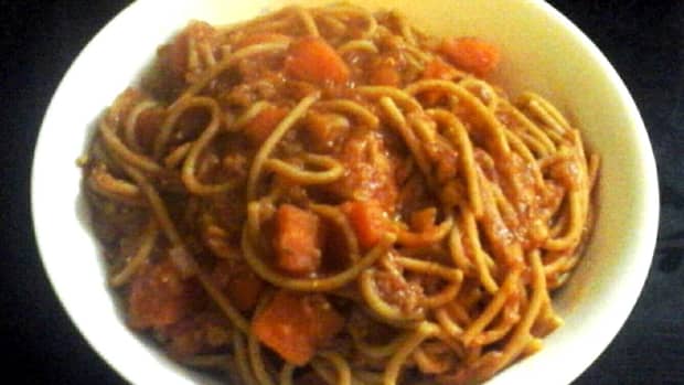 vegan-italian-lentils-spaghetti