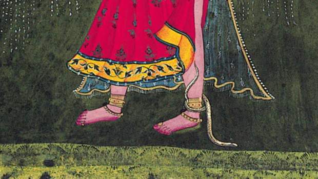 abhisarika-nayika-rasamanjari-basohli-painting-pahari-style