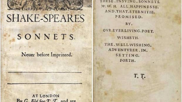 First Edition of Shakespeare Sonnets