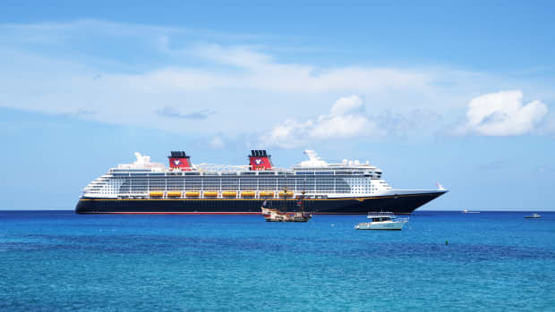Disney Cruise ship at sea