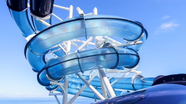 cruise ship water slide