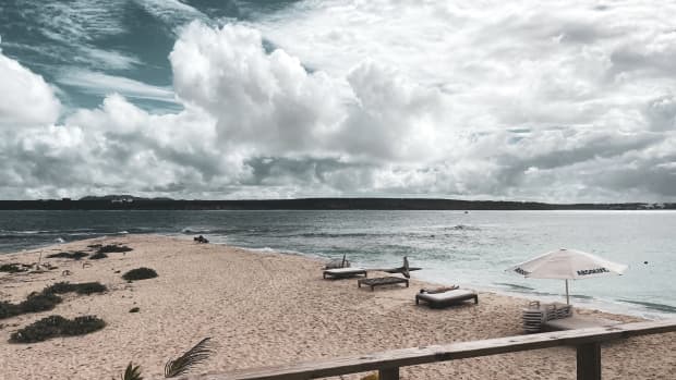 Empty beach in Anguilla