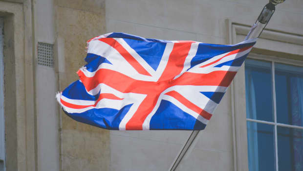 British Flag waving
