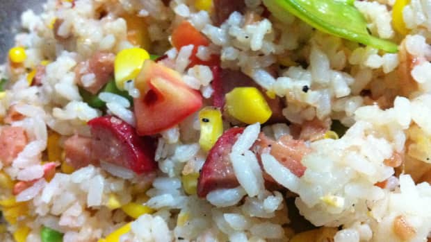 eating-rice-with-vegetables-and-meat-every-day