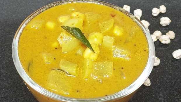 radish-chana-sambar-recipe