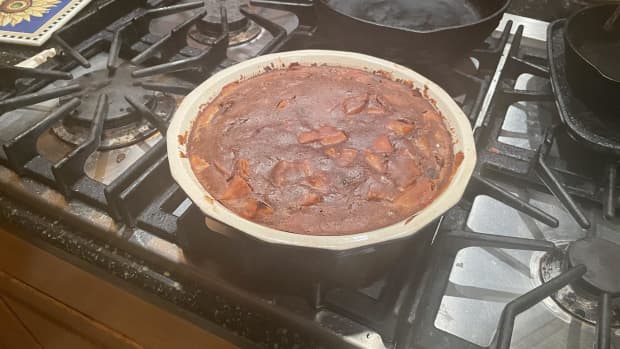 red-bean-paste-clafoutis-with-pears-and-cherries-recipe