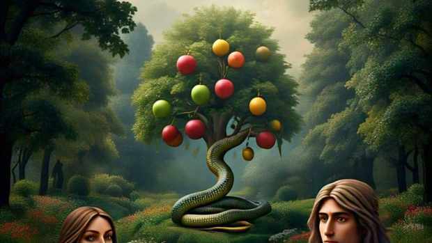 Adam and Eve in the Garden of Eden