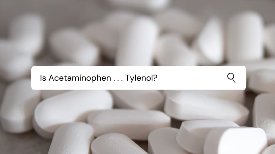 Is Acetaminophen the Same as Tylenol?