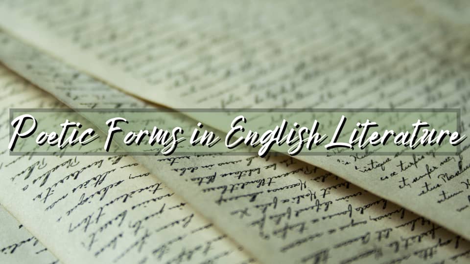 Poetic Forms in English Literature