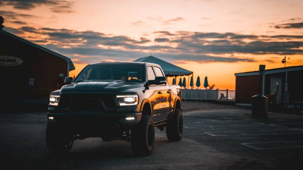 lifted truck