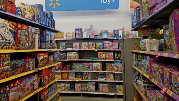 Walmart toy aisle