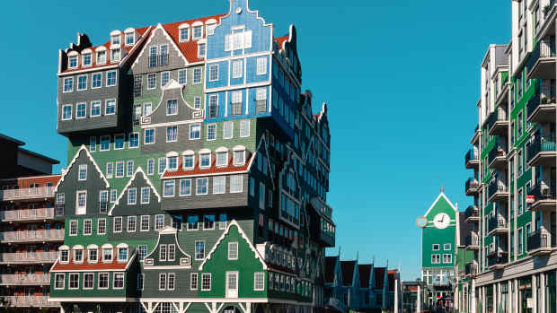 Fascinating Hotel in the Netherlands Is Made Out of 70 Stacked Houses ...